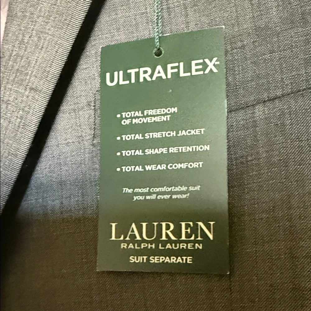 Ralph Lauren UltraFlex Stretch Charcoal Jacket NWT size 44reg.